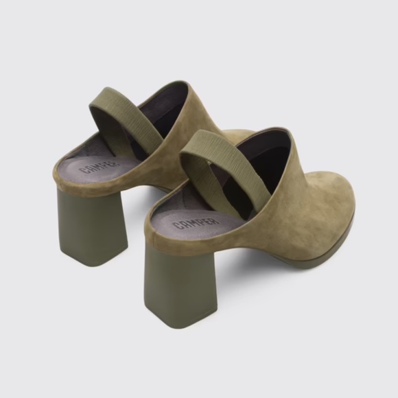 Camper Kara Mule K200765-002 in Kiwi suede, Size 38/8 - Picture 9 of 11